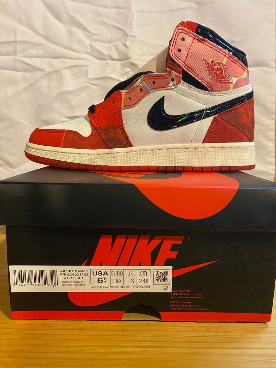 Jordan 1 Retro High OG Size 6,5 GS Spider-Man Across the Spider-Verse DV1753-601 Jordan 1 High OG Spider-Man Across the Spider-Verse (GS  main image 4