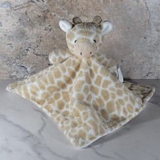 CARTER'S GIRAFFE PLUSH LOVEY SECURITY BLANKET W/PACIFIER HOLDER CIRCA 2020