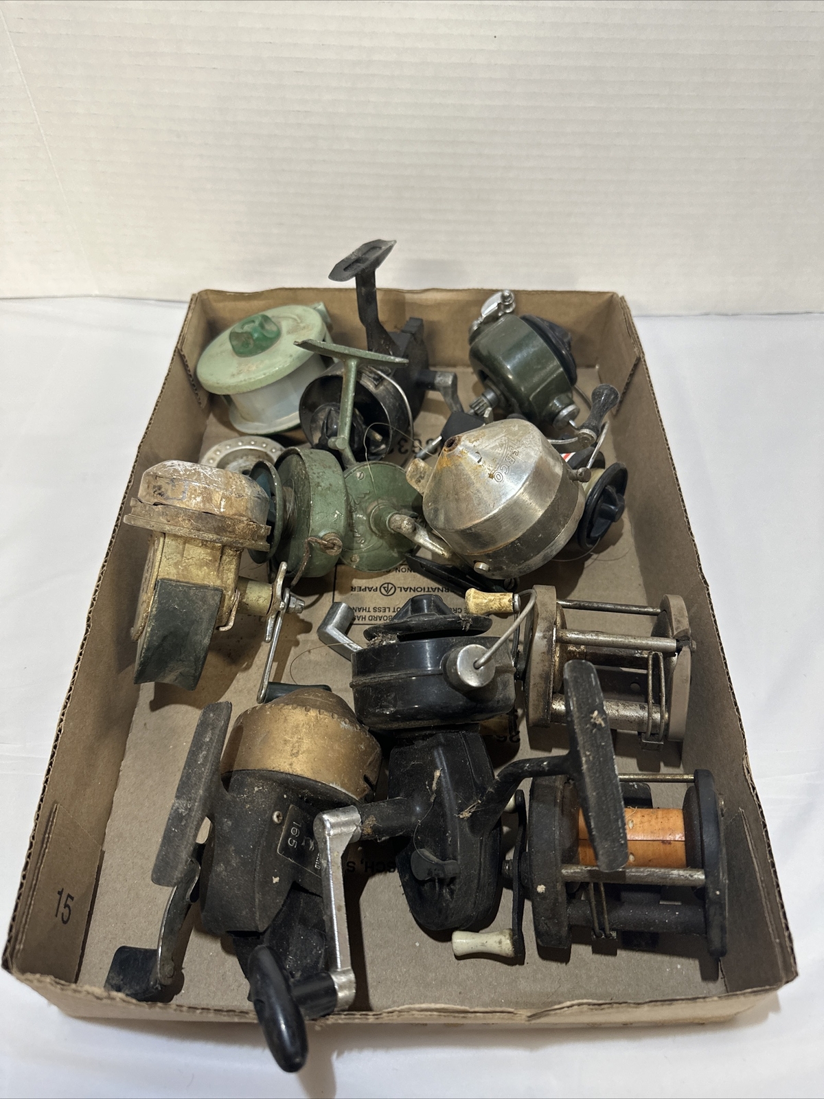 Lot Of 9 Vintage Fishing Reels eBay