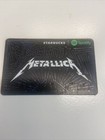 Metallica Starbucks Spotify Card - Store Vintage Promotion Cash Card