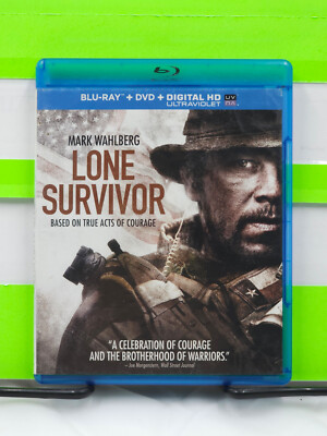 LONE SURVIVOR MARK WAHLBERG BASED ON TRUE ACTS OF COURAGE 2-DISC DVD & BLU RAY