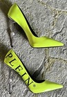 PHILIPP PLEIN⚡Size 40EU/9US Decollete Neon yellow crystal skull stiletto pumps — photo 2