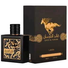 Lattafa Qaed Al Fursan Eau de Parfum Spray for Men, 3.04 Oz / 90ml