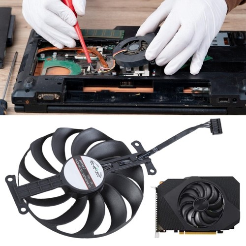 Video Card Fan For GTX1650 1630 GDDR6 4GB FDC10U12D9-C Graphics Card Install - Afbeelding 2 van 8