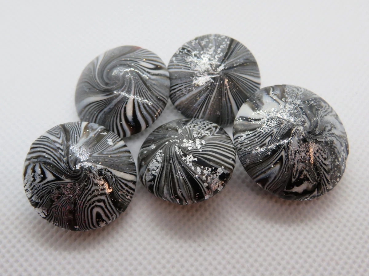 Lentil swirl beads polymer deals clay