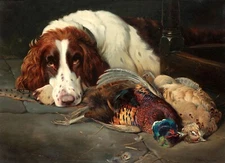 Giclee Art Hound and prey Oil painting Wall Art Picture HD printed on canvas