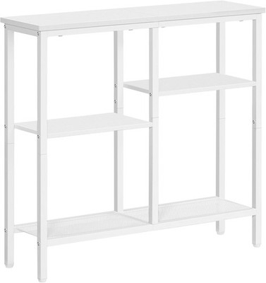 HOOBRO Konsolentisch 75 cm Weiß Flurtisch EWW79XG
