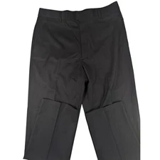 Kenneth Cole Reaction Men's Dress Pants Flat Front Navy Stripe Size 34/34 Office