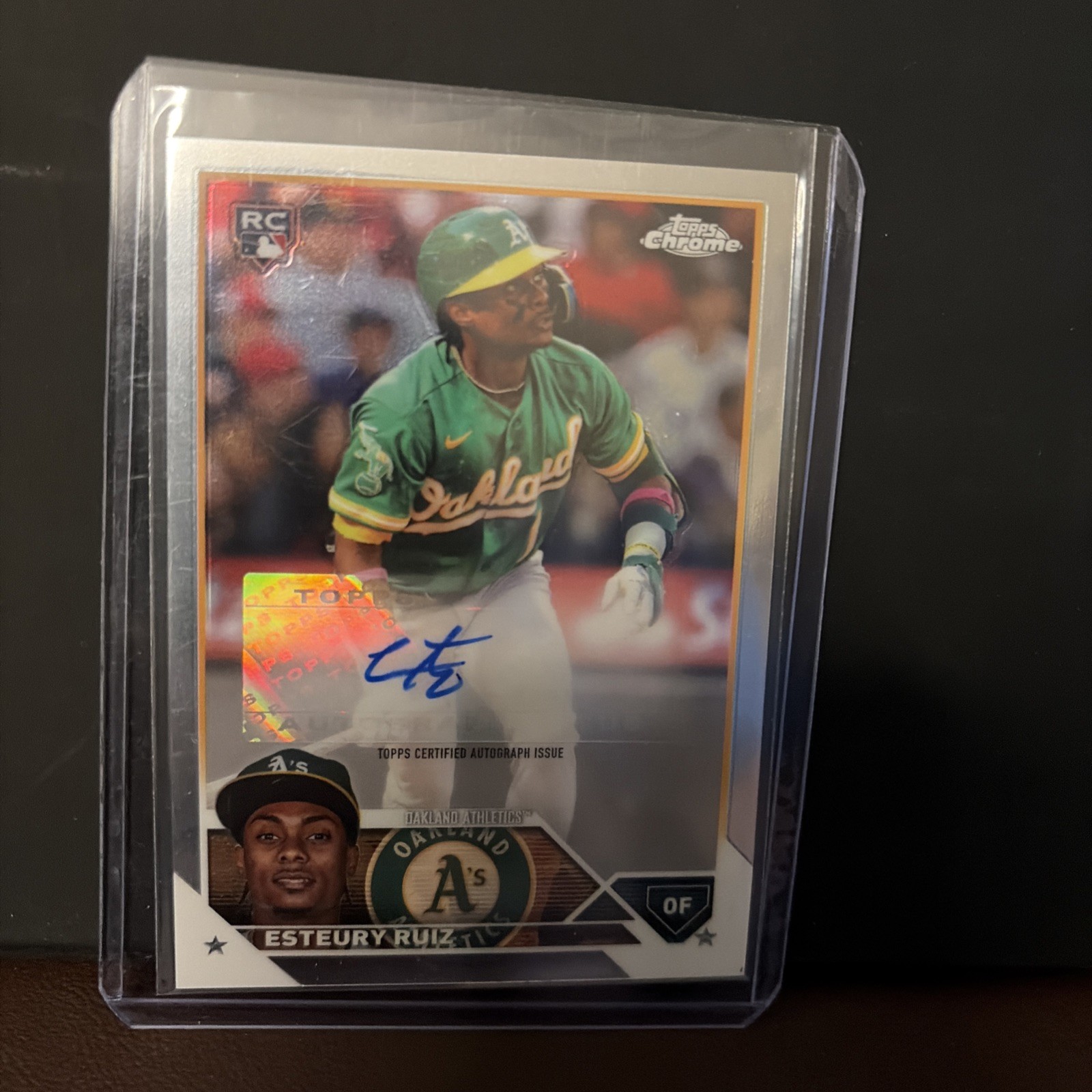 2023 Topps Chrome Update #AC-ER Esteury Ruiz Autographs