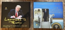 President Donald Trump! Pair of Oversized First Edition Hardback Books