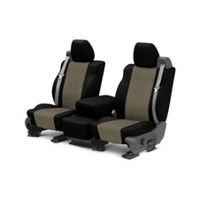 For Pontiac Grand Am 02 Neoprene 1st Row Black Beige Custom Seat Covers