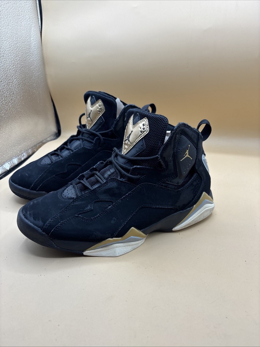 men's jordan true flight black metallic gold reviews