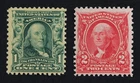 CKStamps: US Stamps Collection Scott#300 301 1c 2c Mint NH OG