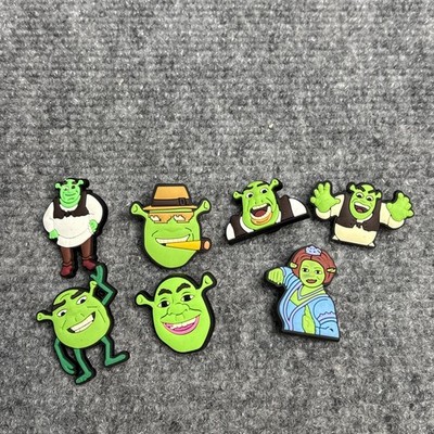Lot Of 7 Shrek Croc Jibbitz Shoe Charms Meme Funny