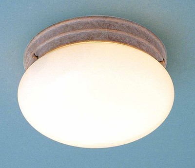Volume Lighting V7008 Prairie Rock 2-Light 9''W Flush Mount Ceiling Fixture