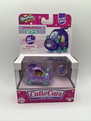 Shopkins Cutie Cars Wheely Musical QT3-14 Series 3 Die Cast Brand New