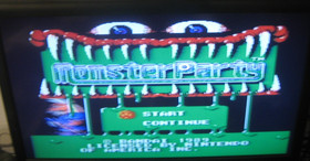 Monster Party  for NES. Authentic. Cleaned/Tested Nintendo. Rare. Near MINT!