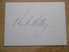 Rick Astley autograph signed 10x15 cm index card