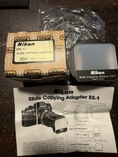 [Nuovo con scatola] NOS - Nikon ES-1 35mm adattatore copia diapositive duplicatore dal GIAPPONE