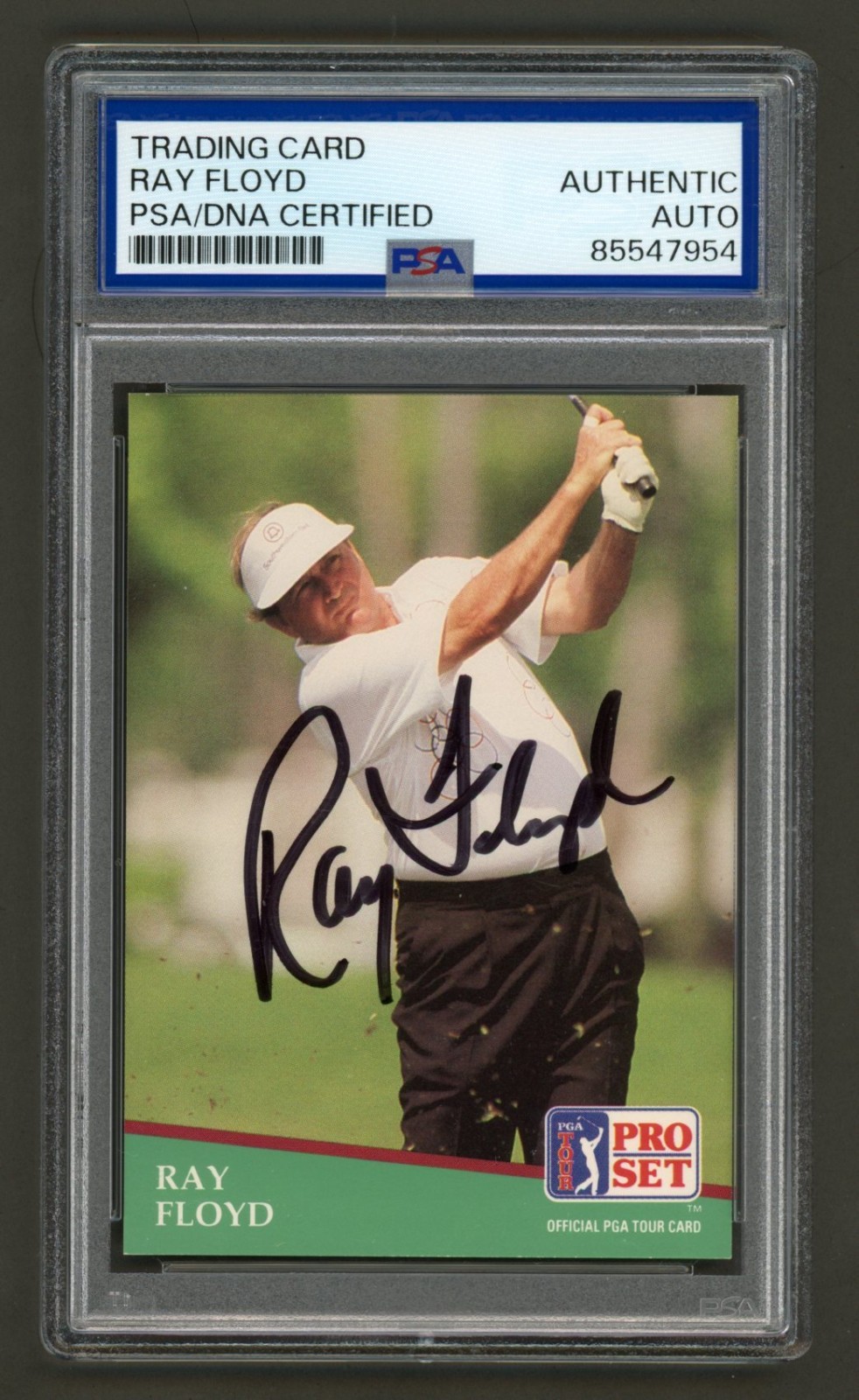 Ray Floyd Signed 1991 Pro Set PGA Tour #164 (PSA) Golf Golfer Auto