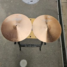 Meinl LASER 18 Crash Cymbals Set Used Drum Percussion Accessories