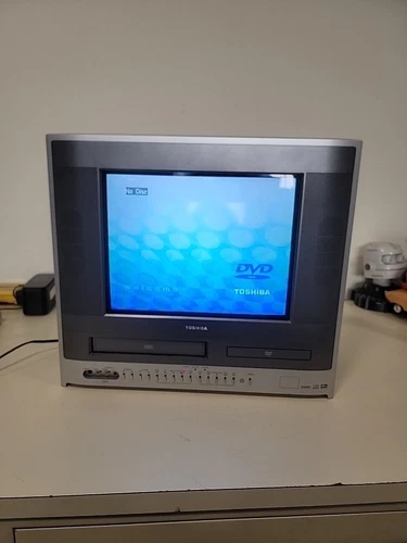 Toshiba MW14F52 Retro Gaming Television 14” CRT TV DVD &VHS Player 