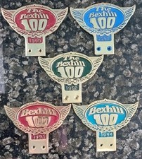 5 X "The Bexhill 100" Festival Of Motoring Car Badges 1990-1994 Ref U139