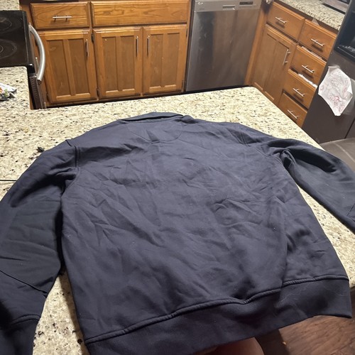 Men's 5.11 Tactical Stratos 1/4 Zip LS Pullover Navy Wicking Anti Odor Size XL - Picture 7 of 10