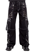 Tripp NYC Step Chain Pants Black/White 