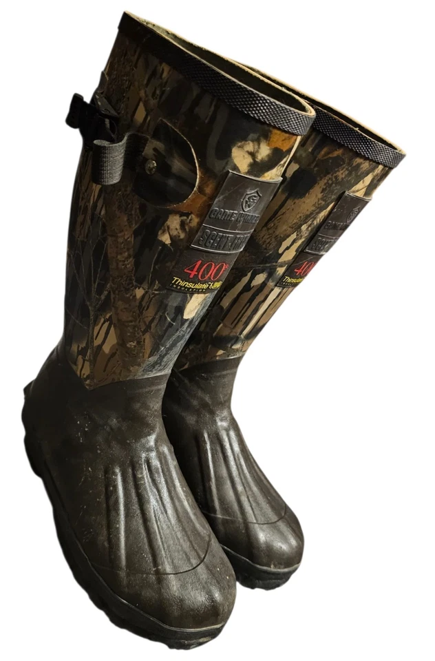Game Winner Scent Free Rubber Boots Women 5 400G Thinsulate Insulated Mossy Oak  - Image 3 of 4