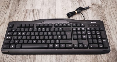 Trust USB kabelgebundene Tastatur - schwarz - nur Gerät (20623-02).