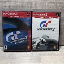 Gran Turismo 3 A-Spec & Gran Turismo 4 PS2 Greatest Hits PlayStation 2 Free Ship
