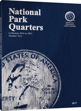 Whitman National Park Quarters Folder No 2 2016-2021 Album Model 2877 New Sale