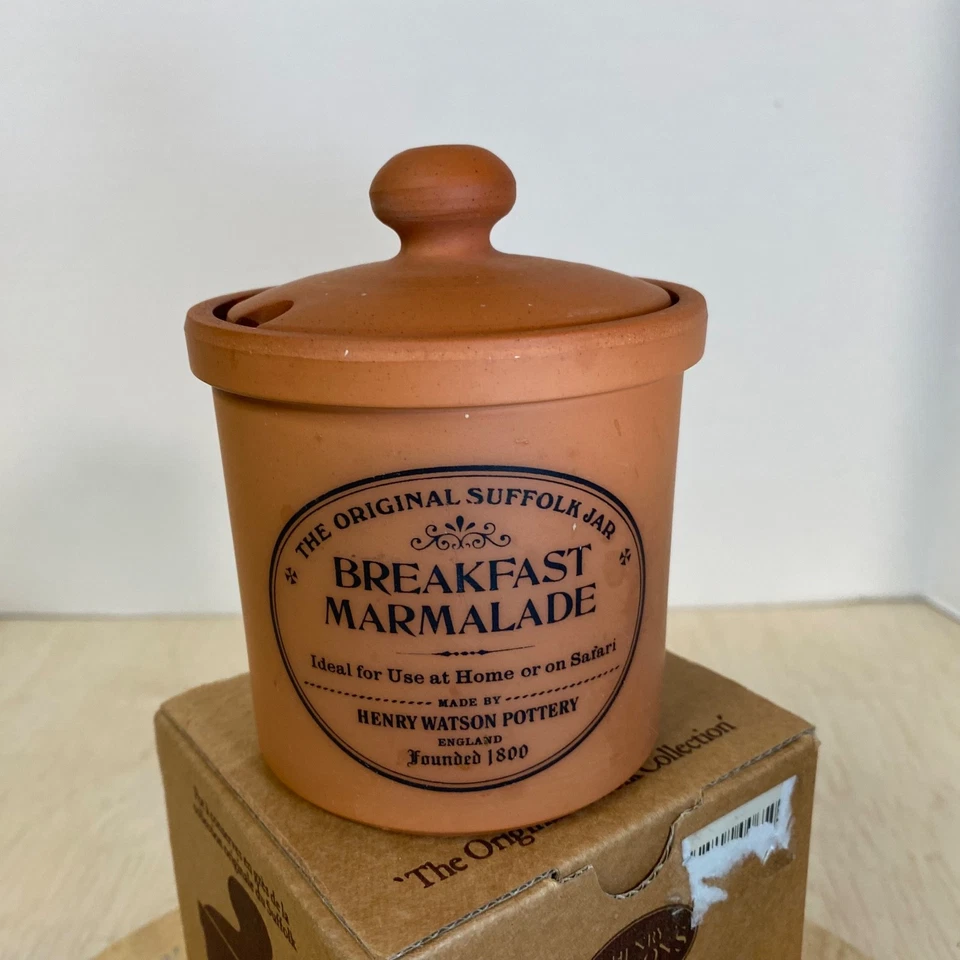 Tarro de almacenamiento de galletas Henry Watson Pottery "The Original Suffolk Cannister" (olla) Foto 3 de 4