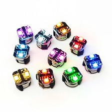 10PCS Mini Magnetic Dual LED Light Flashing D...