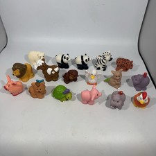 Lot 17 Fisher-Price Little People Animals Zoo Pig Lion Panda Zebra Cow Monkey