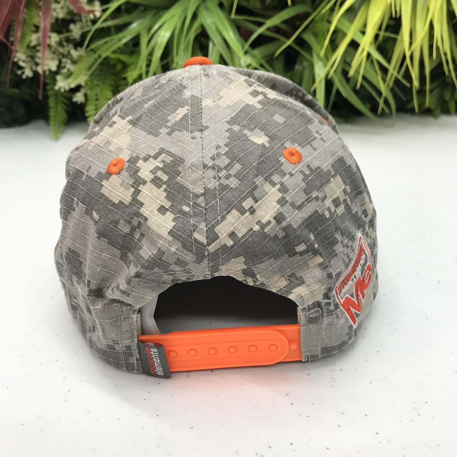 Muscle Elements Hat Cap Snap Back Gray Digital Ca… - image 4