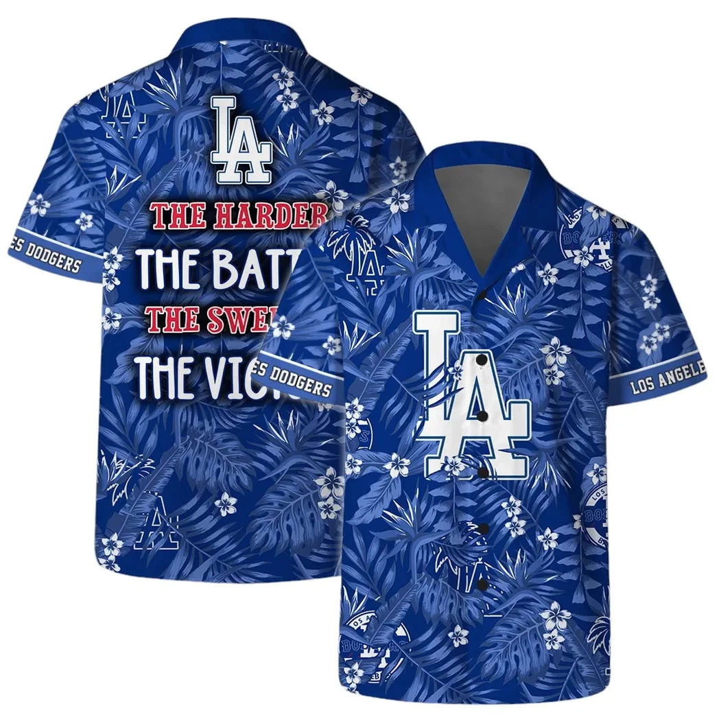 Los Angeles Victory Palm Summer Aloha Hawaiian Shirt