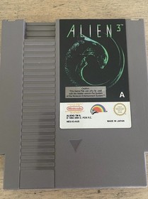 Vintage Nintendo NES Alien 3  Game
