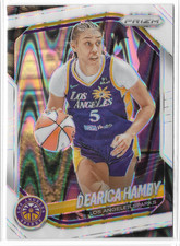 2025 Panini Prizm WNBA White Seismic #39 Dearica Hamby Los Angeles Sparks