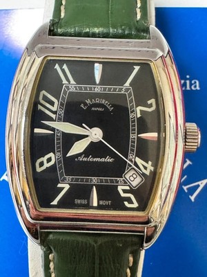 E. Marinella Napoli Automatic Watch ETA 2824-2 Tonneau Box Papers