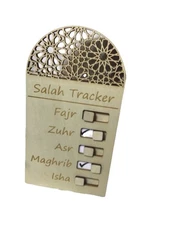 Salah Tracker Mosque Prayer Chart Muslim Gift Prayer Room Decor Magnets P2