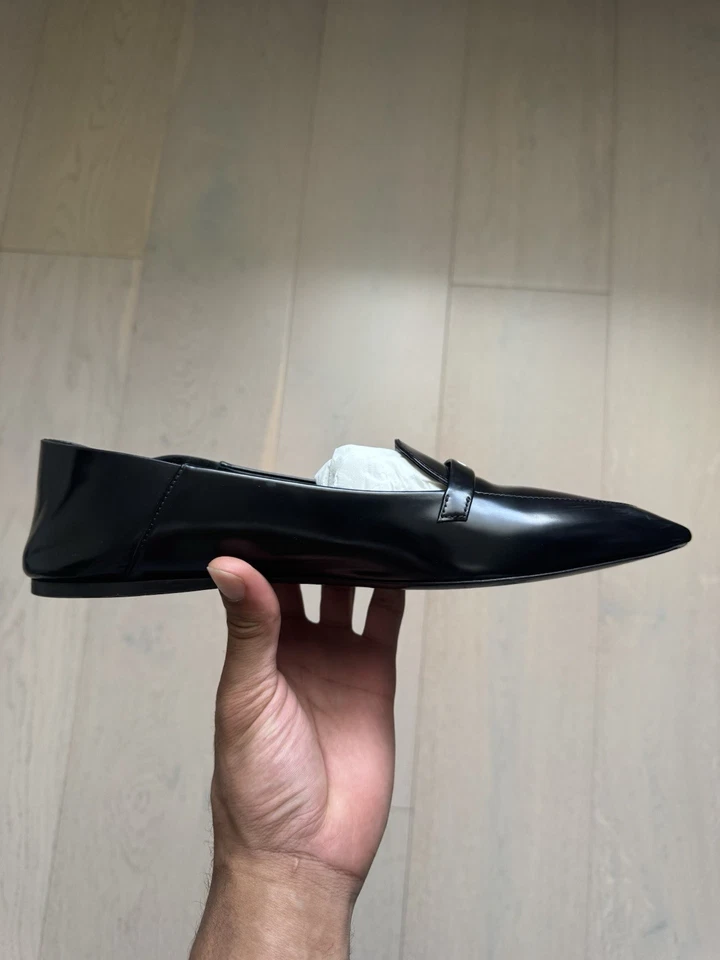 PRADA CALZATURE DONNA SPAZZOLATO LEATHER HEELS NERO COLOR 1D532M - Image 4 of 4