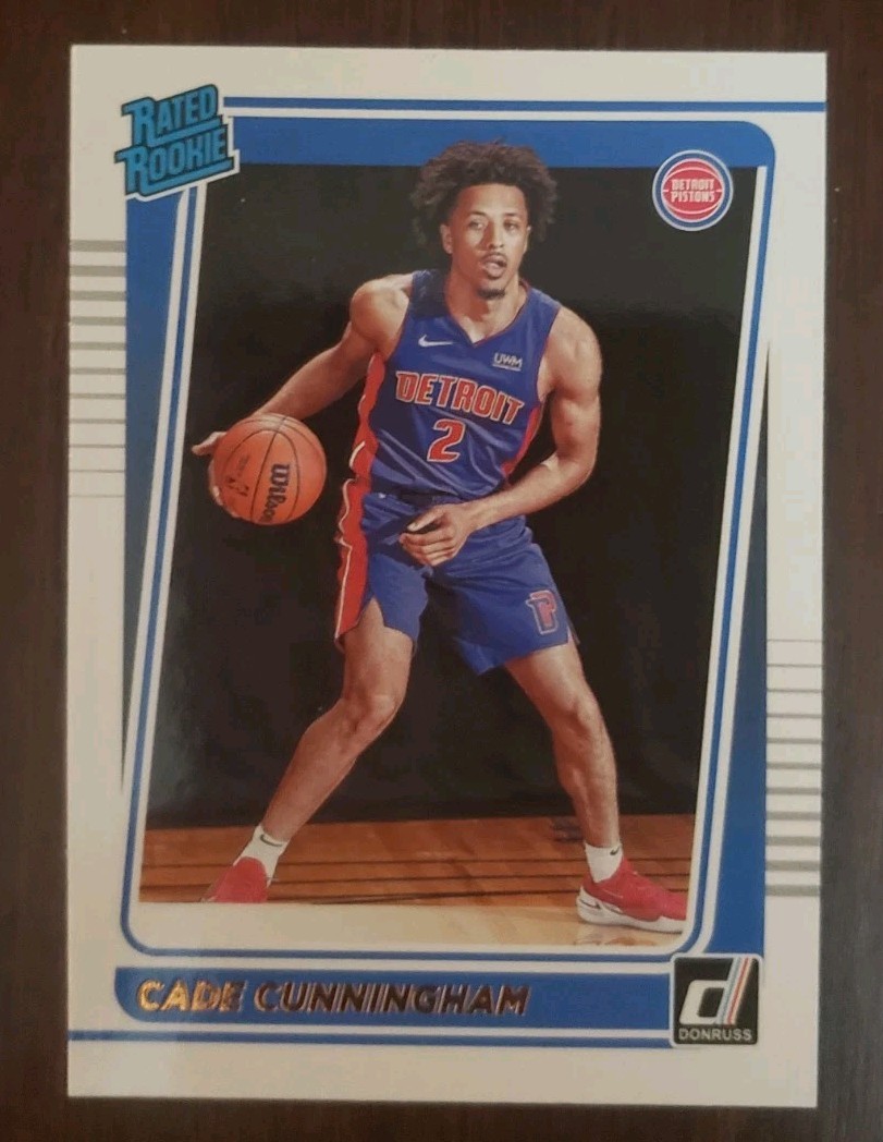 2021-22 Donruss Cade Cunningham Rated Rookie Rc # 211 Pistons 