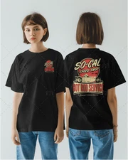 SO–CAL Speed Shop T–Shirt Reprint Hot Rod Service Black or White S–4XL