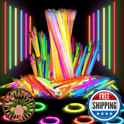 Naivees 204 Pack Glow Sticks Bulk Party Supplies