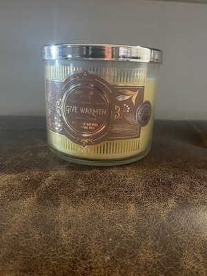 Bath & Body Works  3 Wick Large Candle 14.5 oz - Marble Chocolate Cupcake