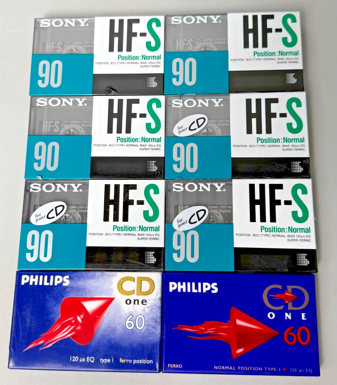 Cassettes audio vierges non déballées pour éviter le souffle sur vos bandes