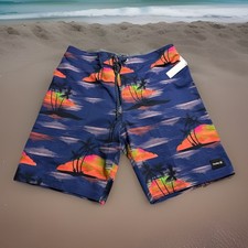 HURLEY Phantom NWT Mens Swimming Board Shorts Sz 32 FREE SHIPPING Beach Surf