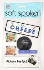 Me & My Big Ideas SOFT SPOKEN Scrapbook Page Stickers Embellishments